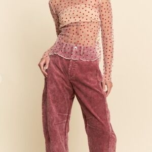 Ruby Heart Mesh Top